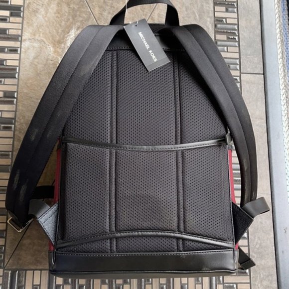 Michael Kors Kent Sport Utility Backpack Merlot - Picture 6 of 16